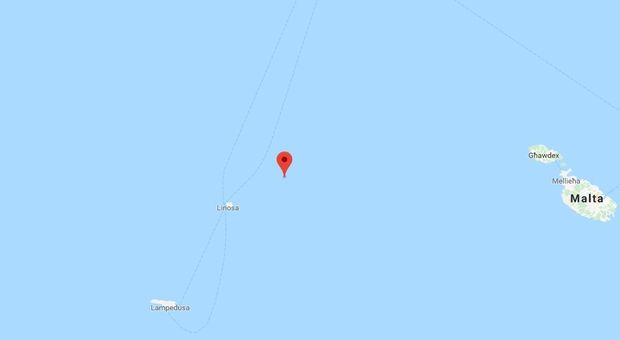 Terremoto di 3.9 nel canale di Sicilia. «Avvertito chiaramente a Linosa, Lampedusa e Pantelleria»