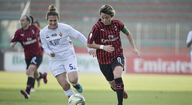 Calcio femminile, Milan-Fiorentina il big match di giornata