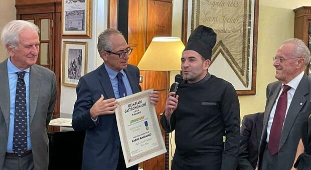 Olimpiadi gastronomiche 2021, Fabio Balsamo del Tevere Remo è lo chef dell'anno