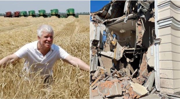 Magnate ucraino del grano ucciso da bombe russe