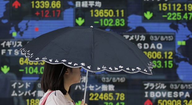 Borse asiatiche di nuovo in rosso Rientro da incubo per Tokyo