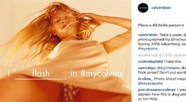 Calvin Klein, la nuova campagna pubblicitaria è 'Erotica'