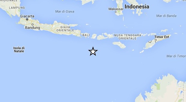 Terremoto di magnitudo 6.2 al largo di Bali: nessun allarme tsunami