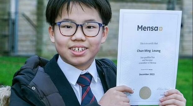 Cyrus Leung, il nuovo genio che ottiene all'età di soli 12 anni il punteggio QI pari a quello di Albert Einstein