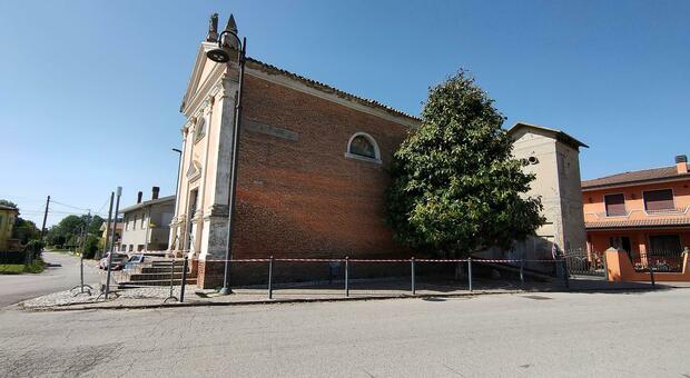 Messo in sicurezza l'Oratorio Sant'Agostino, un mese fa era ceduta una parte del tempietto del 1600
