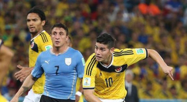 2-0 all'Uruguay, la doppietta di James Rodriguez regala alla Colombia gli storici quarti