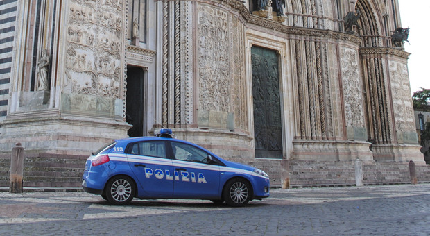 Controlli della polizia a Orvieto