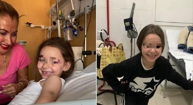 Angela, 7 anni e la gamba amputata dopo l'incidente alla comunione. La mamma: «Le foto di Bebe Vio per darle coraggio»