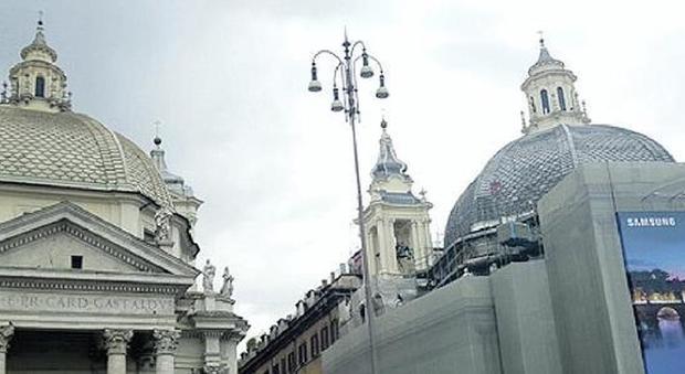 Roma, il restauro cambia i colori delle chiese gemelle