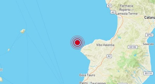 Forte terremoto al largo di Tropea, in Calabria: paura alle 4.50. Scossa avvertita a Reggio e Messina