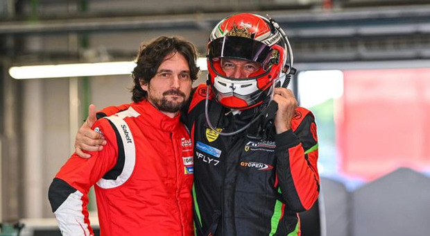 Michele Rugolo con lo svizzero Gino Forgione: faranno coppia fissa su una 296 GTE nel campionato Pro Am