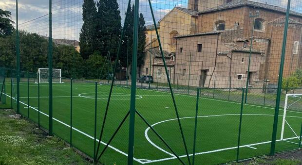 Civita Castellana, sabato 18 taglio del nastro per nuovo campo di calciotto della parrocchia di Santa Maria Maggiore