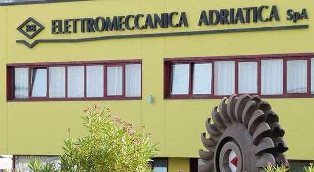 Lo stabilimento dell'Elettromeccanica Adriatica