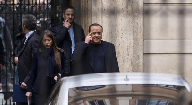Berlusconi dopo la riunione dell'Ufficio di presidenza