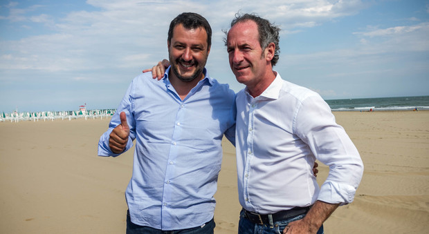 Matteo Salvini e Luca Zaia