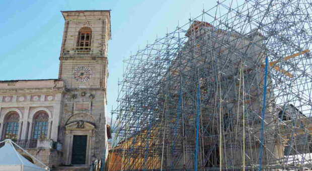 Il cantiere della Basilica di Assisi