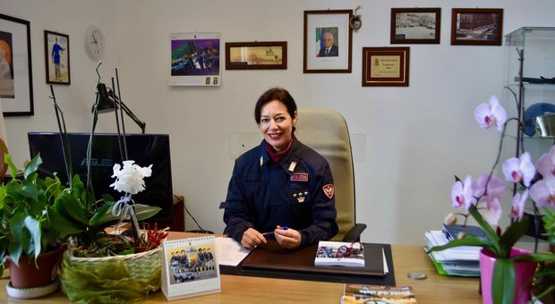 Adriana Cammi, 55 anni, dirigente del reparto Mobile della polizia di Stato di Cagliari