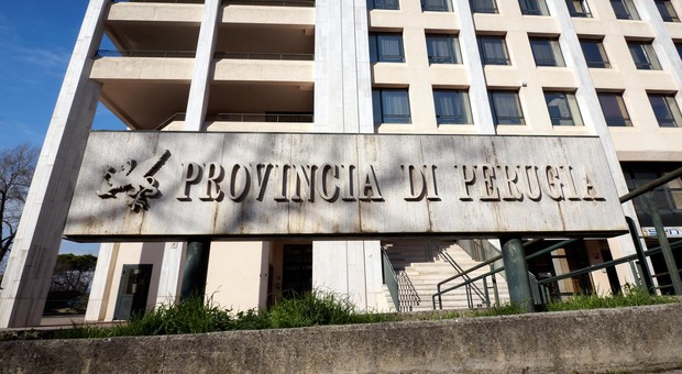 La sede del comandod ella polizia provinciale di Perugia