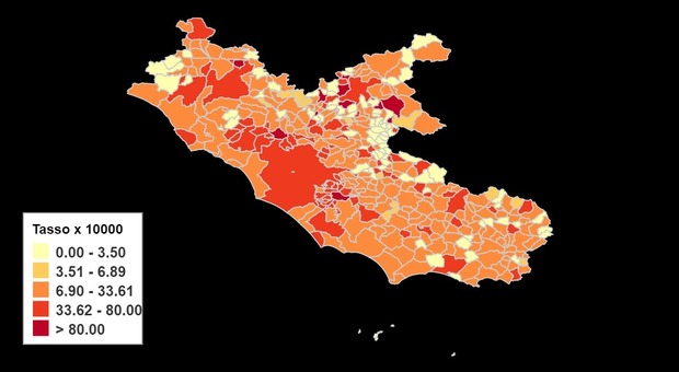 Covid, giornata nera per il Lazio: in provincia di Frosinone 268 nuovi casi positivi e un morto