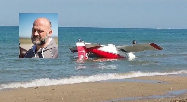 Nella foto Marco Ricci, il pilota morto nell'incidente in volo