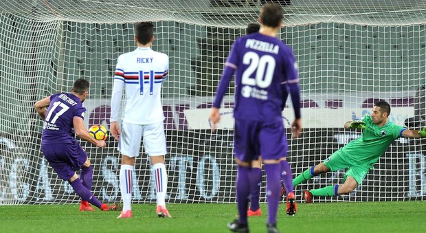 Fiorentina ai quarti di rigore: doppio Veretout stende la Samp