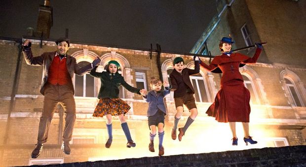Una scena del film "Il ritorno di Mary Poppins"