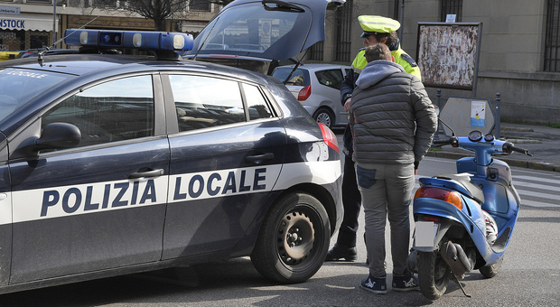 Controlli della polizia locale a Rovigo
