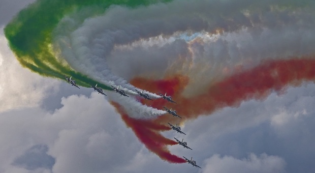 Le Frecce Tricolori, simbolo del made in Italy, in tour in Medio Oriente