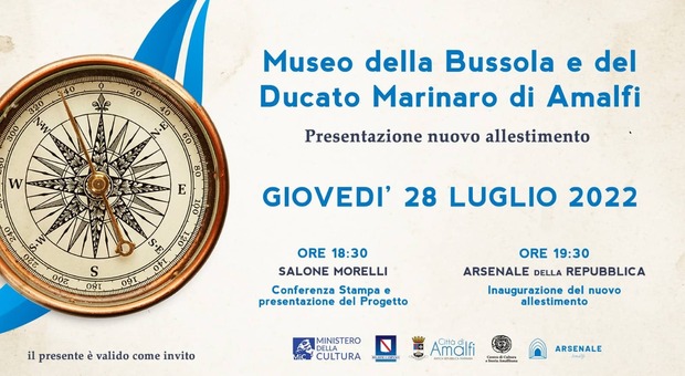 Amalfi, il museo della Bussola cambia volto con il nuovo allestimento