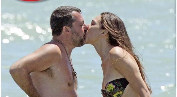 Matteo Salvini e Francesca Verdini baci hot a Milano Marittima