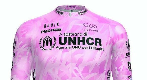 La maglia rosa del Giro Donne dedicata ai rifugiati del mondo