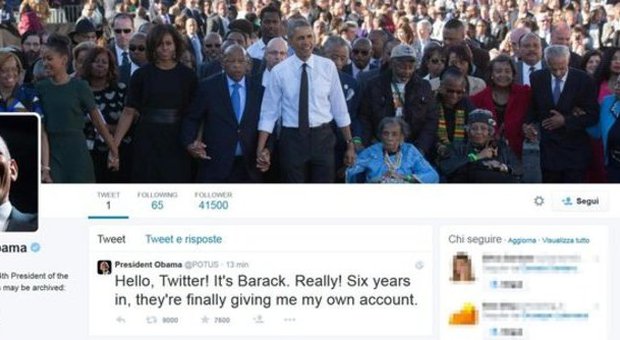 Obama sbarca su Twitter e arrivano commenti razzisti
