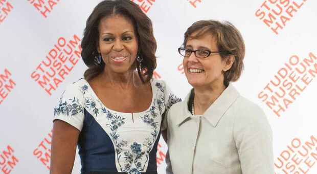 Gianna Fregonara con Michelle Obama