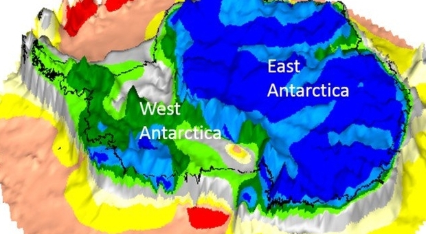 Scoperto un continente perduto sotto i ghiacci dell'Antartide