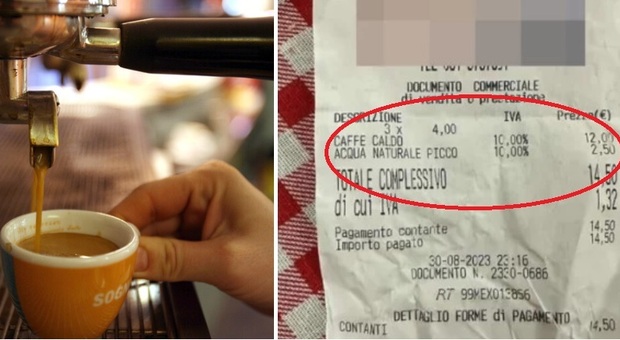 Scontrini folli a Napoli: «Tre caffè 12 euro, è uno scandalo»