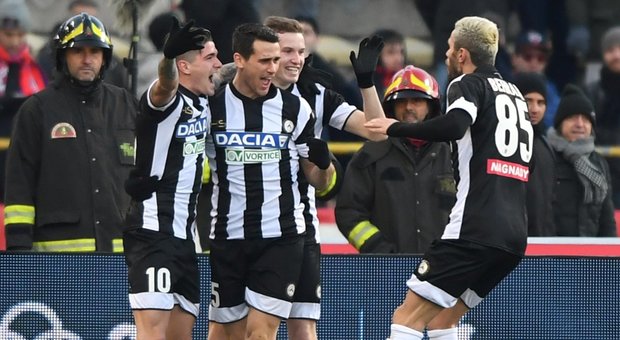 L'Udinese non si ferma più: 2-1 al Bologna e quinta vittoria consecutiva