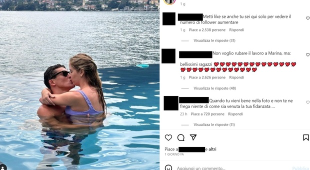 Valentina Ferragni e il bacio con Matteo Napoletano