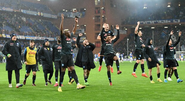 Sampdoria-Napoli 0-2, gli azzurri si risollevano con Osimhen ed Elmas