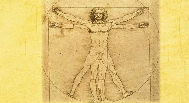 L'uomo vitruviano di Leonardo da Vinci
