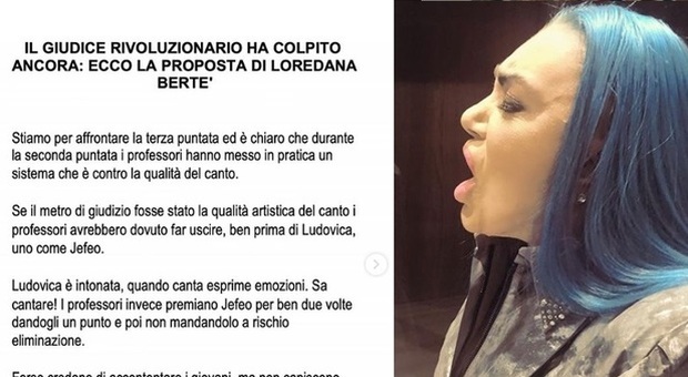 Amici18, Loredana Bertè contro i professori: « hanno protetto Jefeo mandando al macero il talento e io non ci sto»