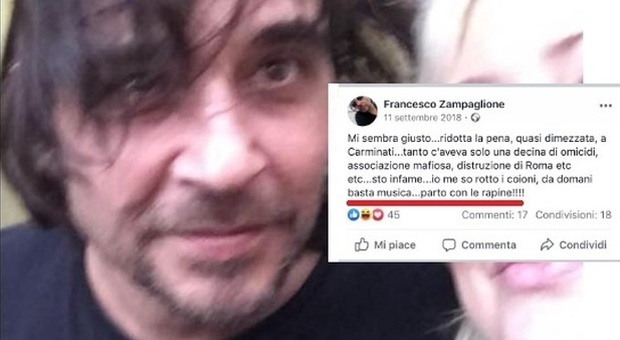 Francesco Zampaglione, il fratello del leader dei Tiromancino resta in carcere per la rapina