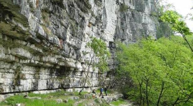 La palestra di roccia della Val Frenzela