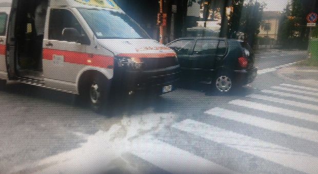 L'incidente con l'ambulanza a Udine