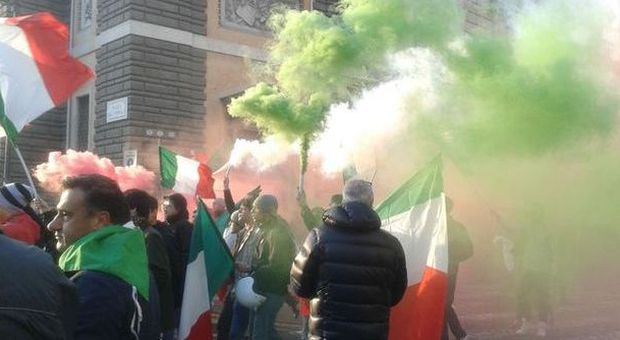 I forconi a Piazza del Popolo (Foto Laura Bogliolo)