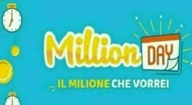 Million Day, estrazione dei numeri vincenti di giovedì 22 luglio