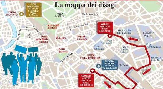 Forconi e centri sociali, mercoledì nero a Roma