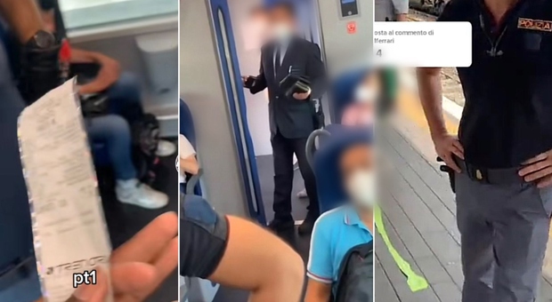 Lite col controllore sul treno, ragazzo marocchino costretto a scendere riprende la scena in diretta social: il video choc