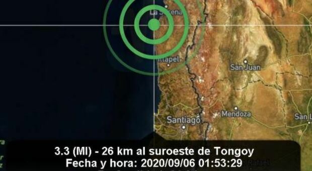 Terremoto in Cile di magnitudo 6.5: la scossa ripresa dalle telecamere di sorveglianza Video