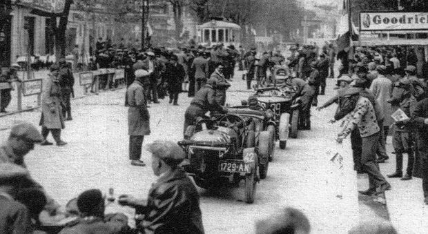 26 marzo 1927 Roma scelta come traguardo della prima Mille Miglia