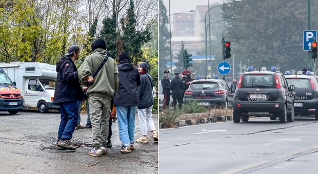Maxi rave a Torino ancora in corso, le forze dell'ordine entrano per sgomberare l'area